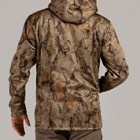 NATURAL CORAL FLEECE-LINED HOODIE - Picture 2 of 3